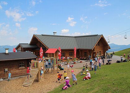 <p>Kinderspielplatz vor der Bärenhütte</p>